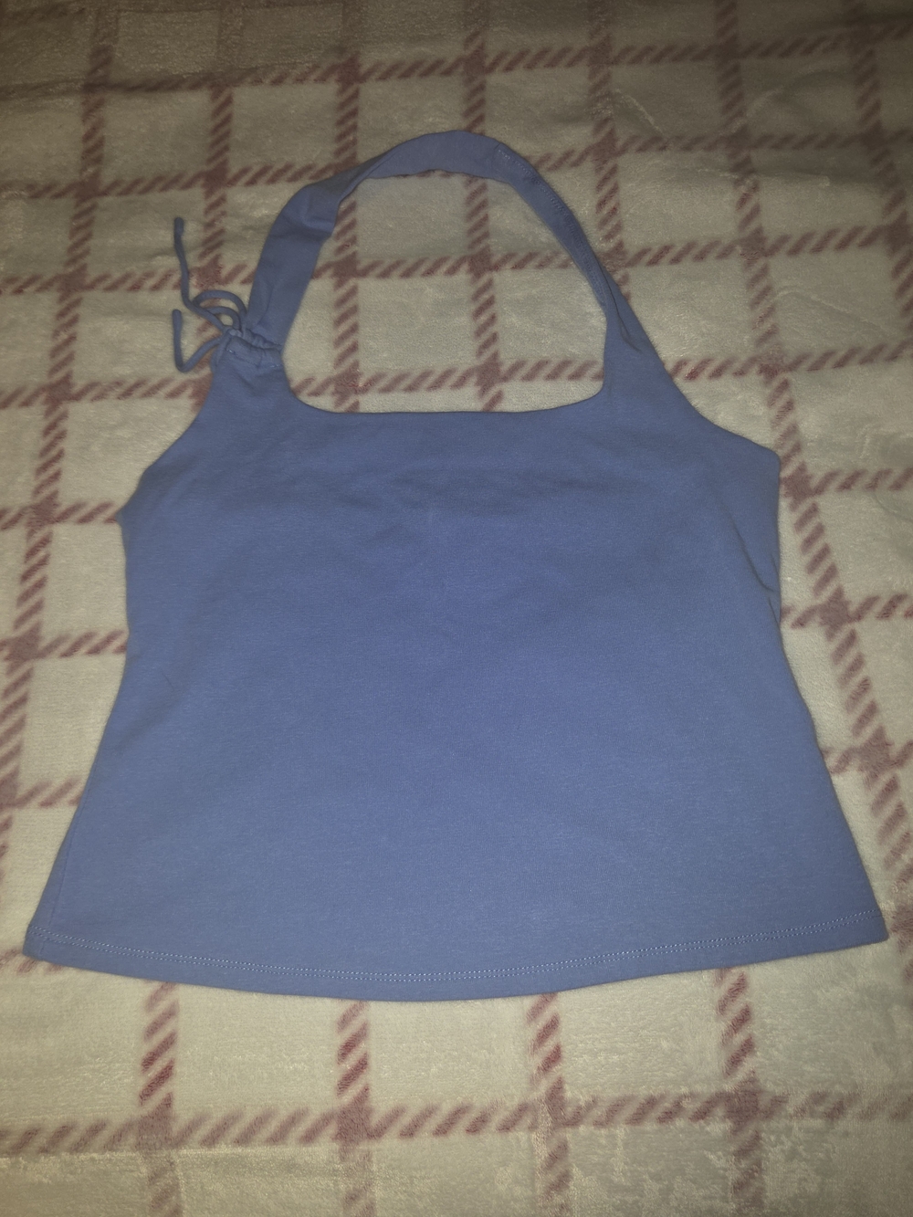wild fable Periwinkle Halter Tank with Side Tie Strap